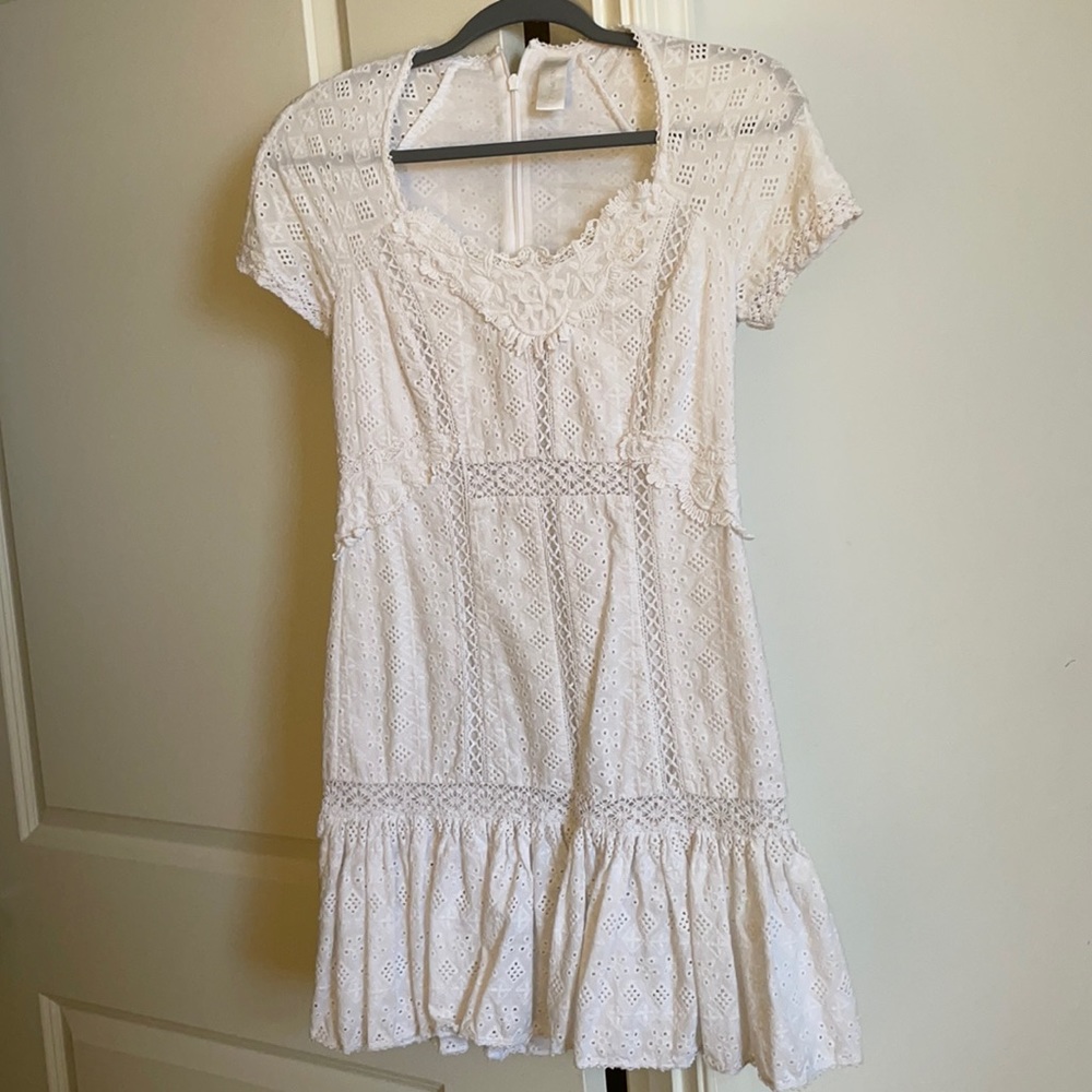 Zimmerman white eyelet dress